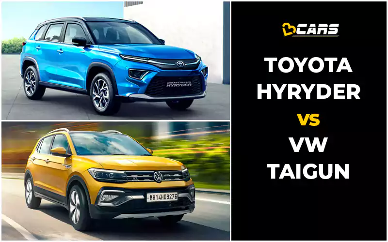 Toyota Hyryder and Volkswagen Taigun